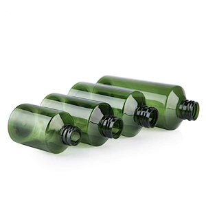 50ml Dark green oblique shoulder PET spray bottle