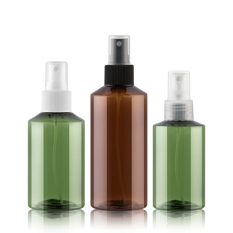 50ml Dark green oblique shoulder PET spray bottle