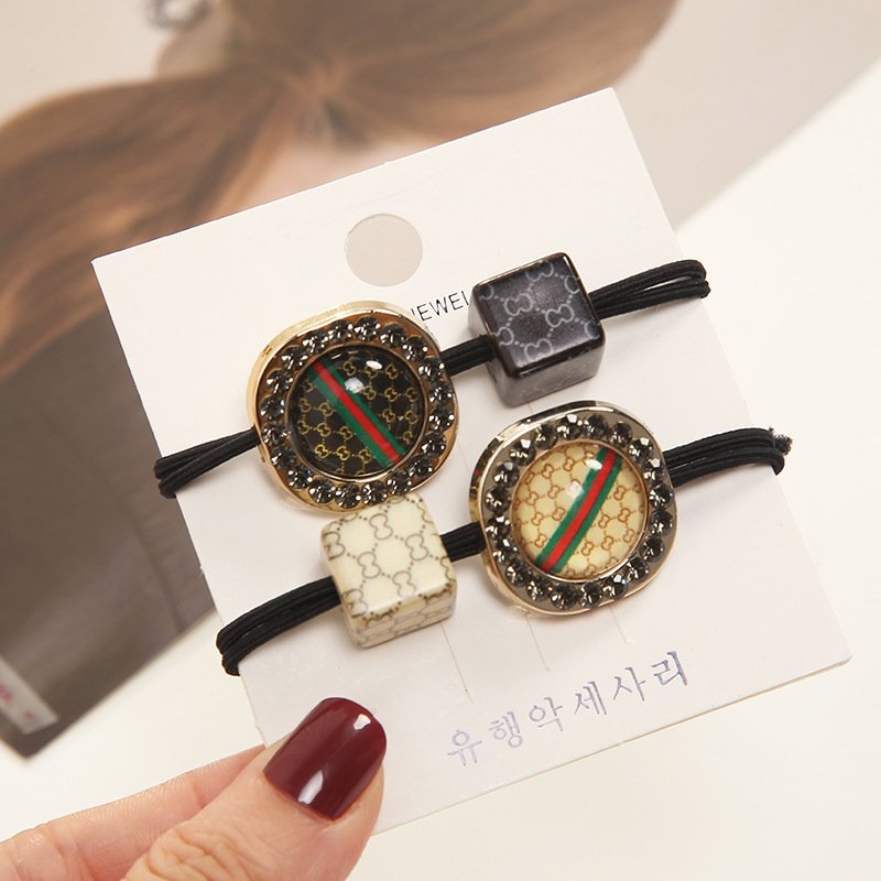 Hair Tie - Plaid, Sweet, Red, Cartoon (Model 069)