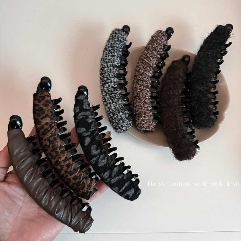 Hair Tie - Premium Fabric - Leopard Print, Elegant, High Elasticity (HT003)