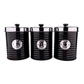 Black Kitchen Canister Set