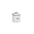 Breadbox Set with Tea Coffee Sugar biscuits Canisters