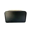 bread bin with wooden lid