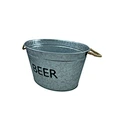 Farm house Custom galvanized iron party wine ice cooler bucket
