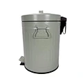 Round step waste bin with handle