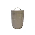 Capsule shape tea coffee sugar tin