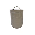 Capsule shape tea coffee sugar tin
