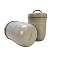 Capsule shape tea coffee sugar tin