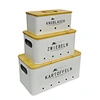 Set of 3 Potatoes Onions Garlic Box with Air Circulation