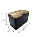 bread bin with chopping board