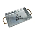 Galvanized tray