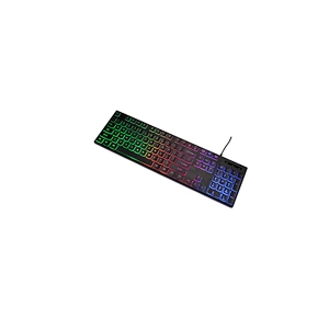 7 Colored Rainbow Backlit Gaming Membrane Keyboard ST-GKB8730