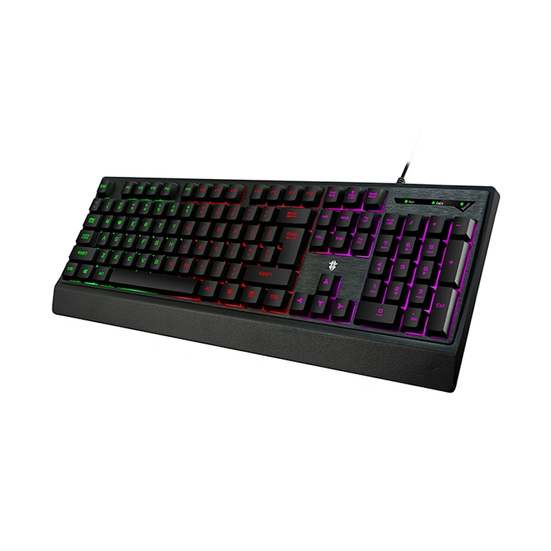 Rainbow Backlit Gaming Membrane Keyboard with Palm Rest ST-GKB8324