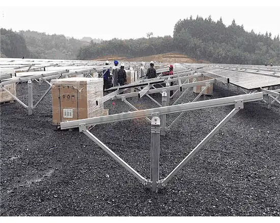 single pile ground mounted pv system-Leistung Energie