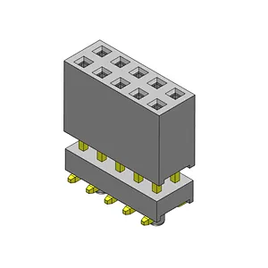Pitch 2.54mm Female Header  DUAL  Rows SMT Type Connector