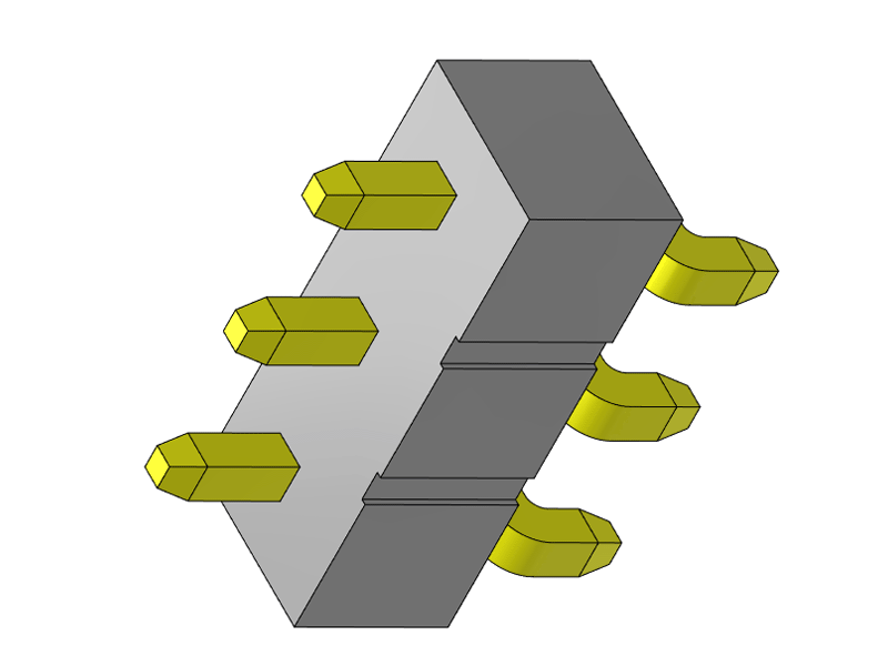 Pitch 2.54mm Pin Header Single  Row SMT Type Connector
