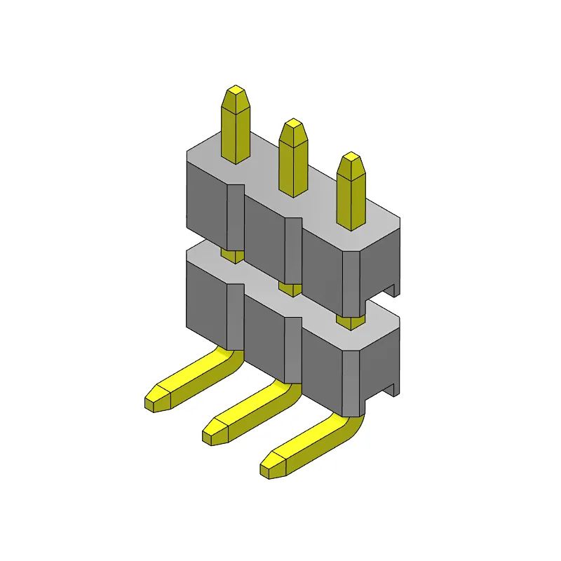 Pitch 2.00mm Pin Header Single Row R/A Type Connector