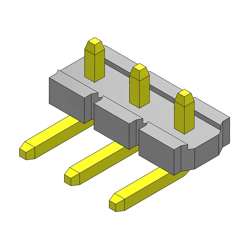 Pitch 5.08mm Pin Header Single  Row r/a Type Connector