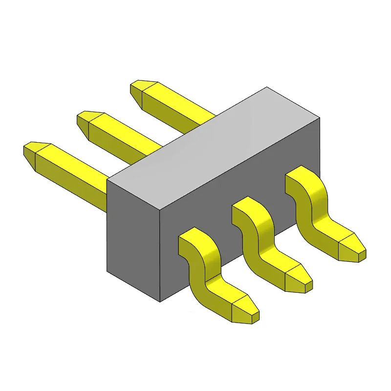 Pitch 1.00mm Pin Header Single Row SMT Type Connector