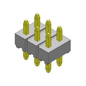 Pitch 2.00mm Pin Header Dual Rows Dip Type Connector