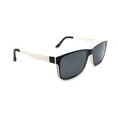 rimless clip on sunglasses