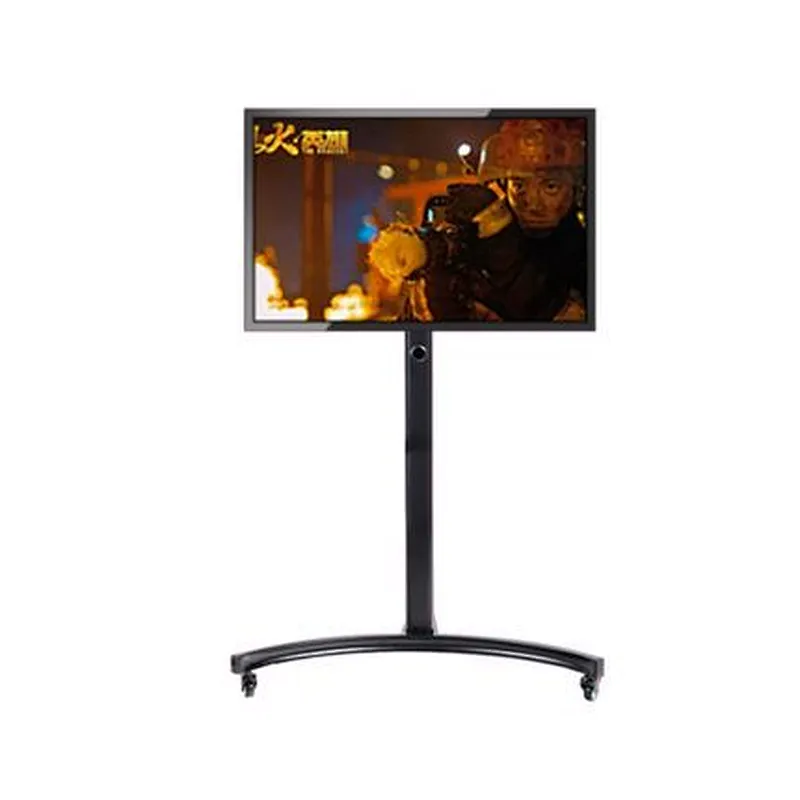 Swivel TV Rolling Cart with Height Adjustment