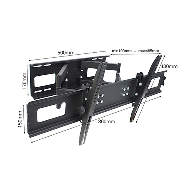 Universal Economy large size Steel LCD Flat Panel Swivel Tilt Adjustable Full-motion TV Wall Mount