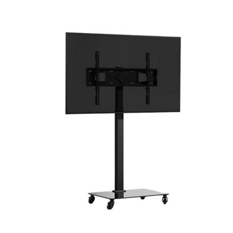 Portable TV Cart on Wheels with Locking Casters