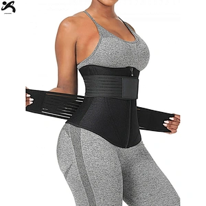 High compression Durable 3 layers Latex Waist Trainer Shapewear