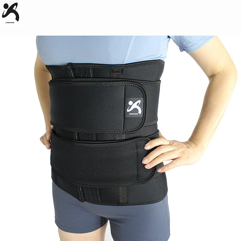 Wholesale promotional new product custom made waist trimmer slimming sliver neoprene sweat trainer belt for weight loss