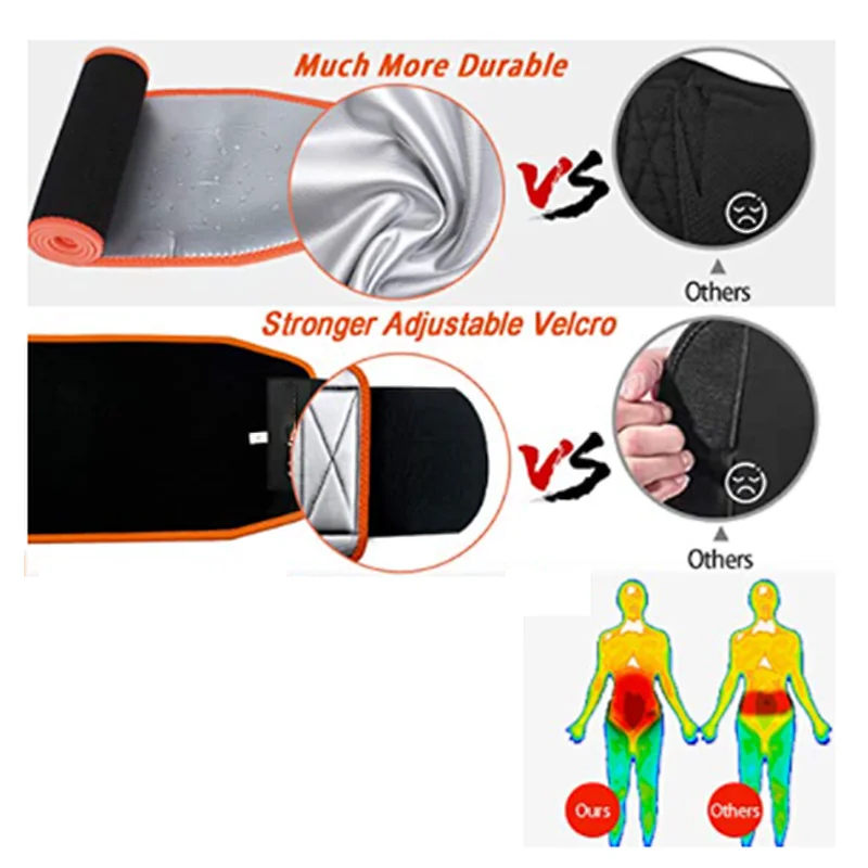 New style waist trainer belt fitness neoprene trimmer waist slimming belt for weight loss