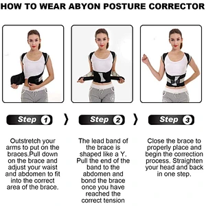 Lumbar Support Effective and Spandex Comfortable Posture Brace for Men Women