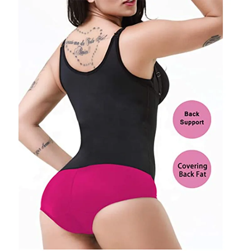 Waist Trainer Vest for Women Latex Workout Waist Cincher for Lower Belly Fat