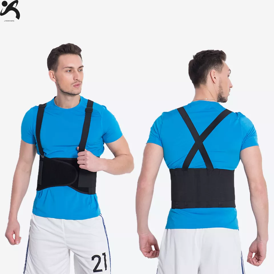 Work Back Brace Lower Back Pain Protection Belt for Men & Women in Construction, Moving
