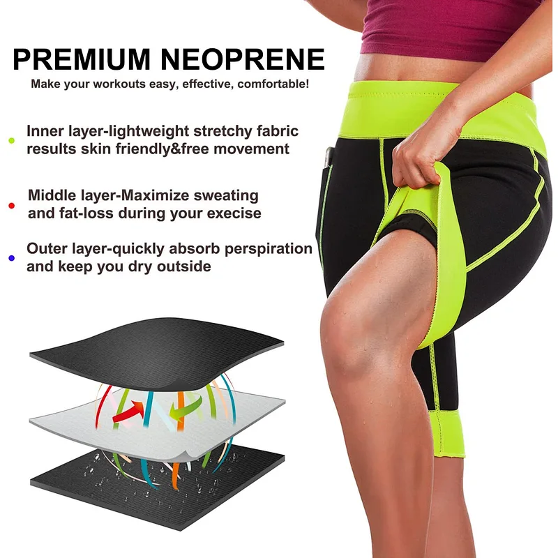 Neoprene weight loss pants perfect for all body types