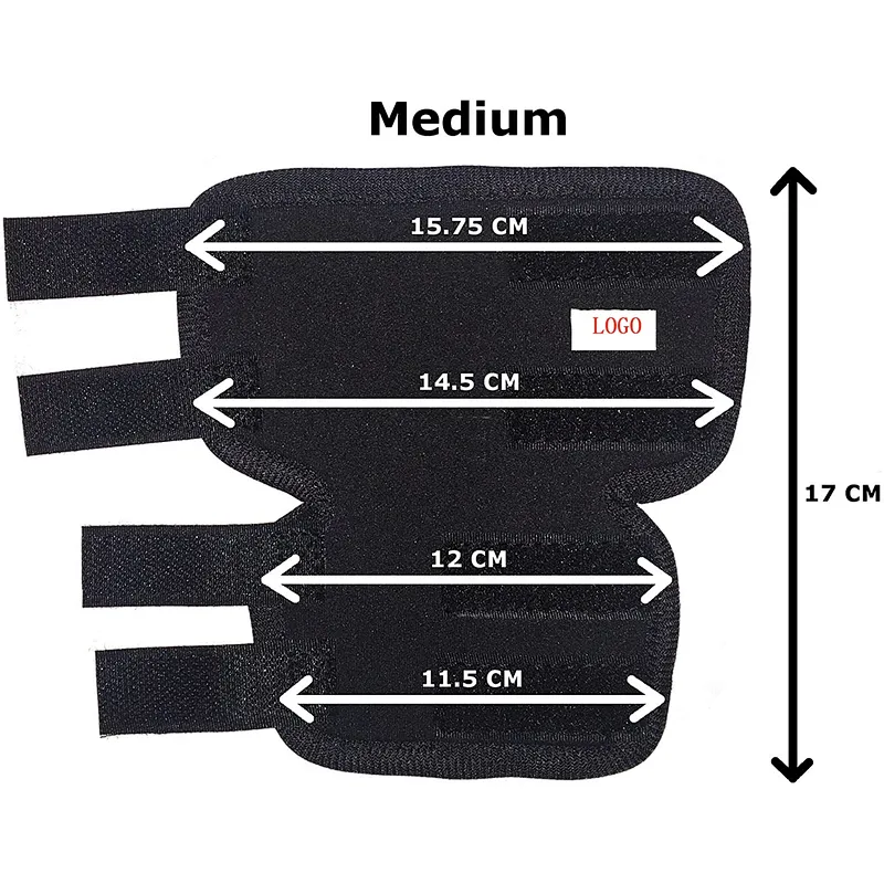 High quality neoprene leg joint wrap protector dog leg brace