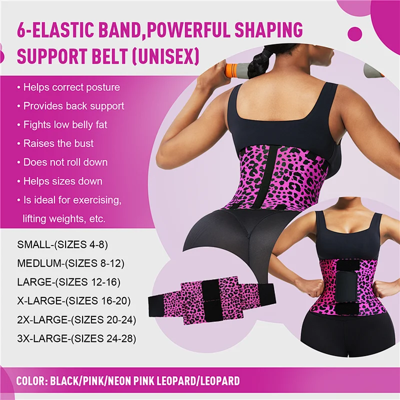 2022 New Waist Trainer Belt Slimming Tummy Control Compression High Elastic Belt