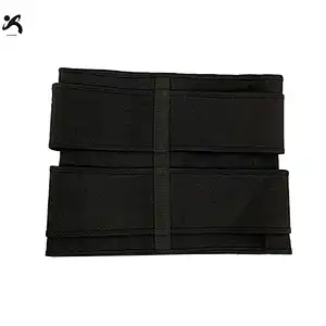 Promotional custom made belt waist slimming high quality trimmer double belts sweat fitness latex trainer