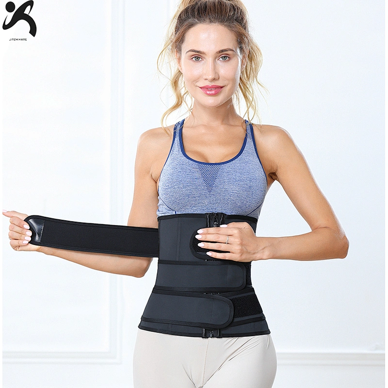 Women Latex 3 Straps Waist Cincher Plus Size Waist Training with Hook&Eyes