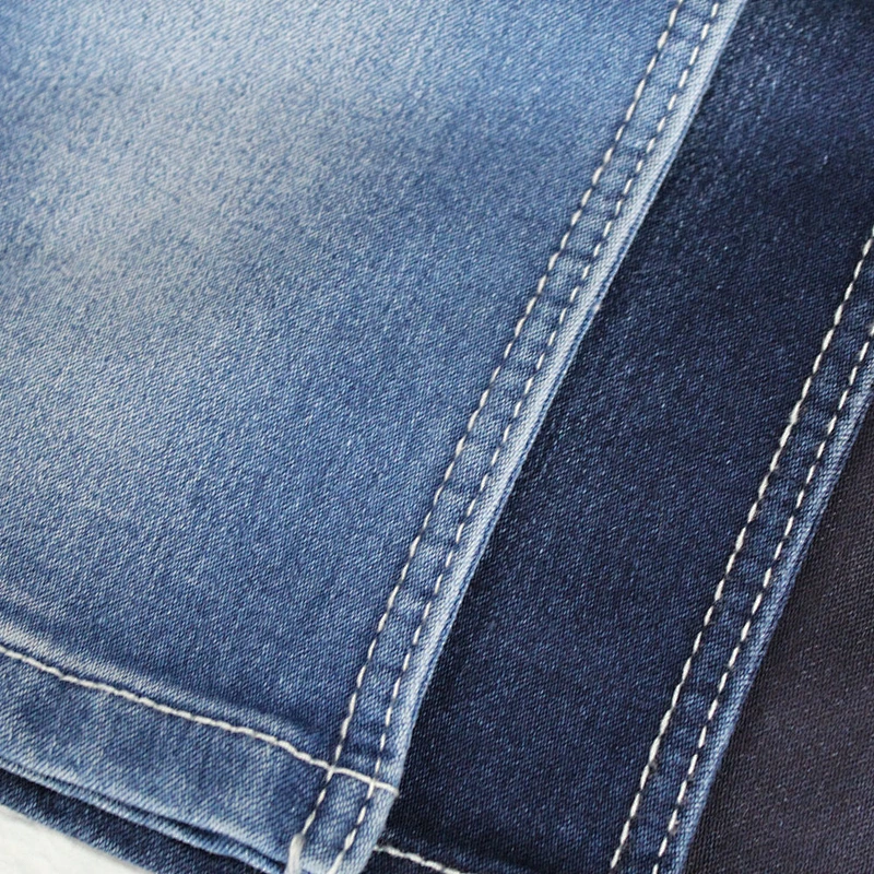 many color 300 gsm satin denim fabric elastic for ladies textile