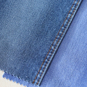 Indigo denim fabric super elastic good quality for fat lady and legging