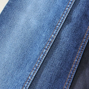 Indigo denim fabric super elastic good quality for fat lady and legging