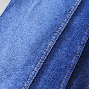 Indigo denim fabric super elastic good quality for fat lady and legging