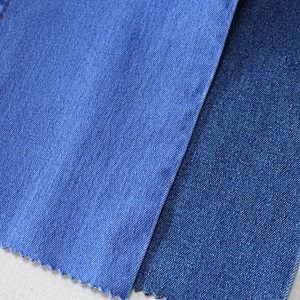 Indigo denim fabric super elastic good quality for fat lady and legging