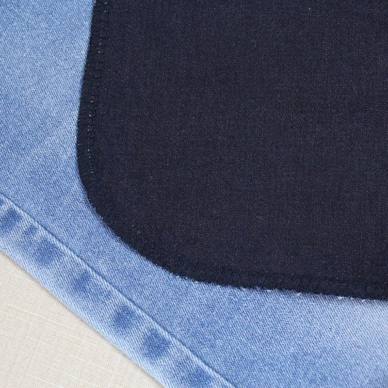 Indigo denim fabric super elastic good quality for fat lady and legging