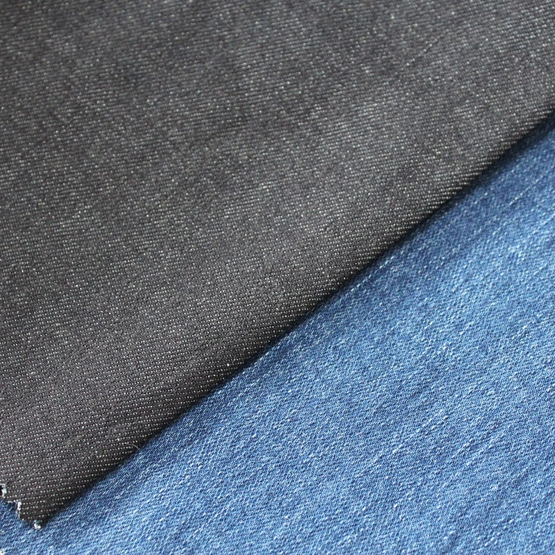 2020 New Design Chinese Woven Factory 10s slub cotton stretch fabric