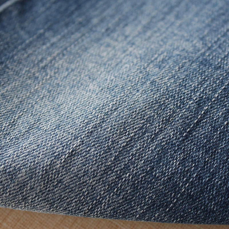 2020 New Design Chinese Woven Factory 10s slub cotton stretch fabric