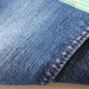2020 New Design Chinese Woven Factory 10s slub cotton stretch fabric