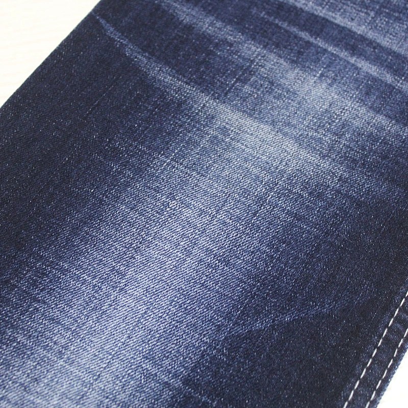 Cheap Jeans Fabric Indigo Stretch Denim Spandex Cotton Poly Spandex
