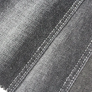 10.2oz cheap 98% cotton 2% spandex denim check fabric